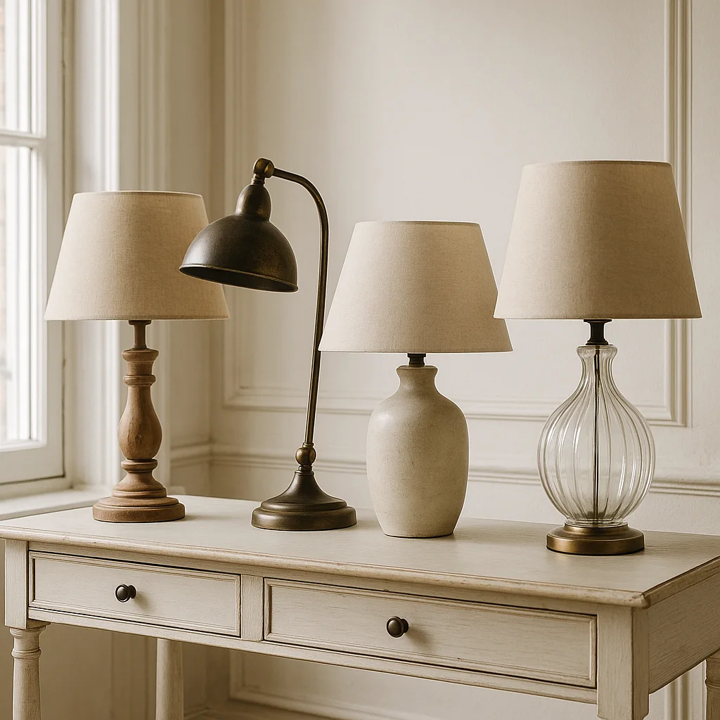 Différents styles de lampes à poser pour la décoration intérieure