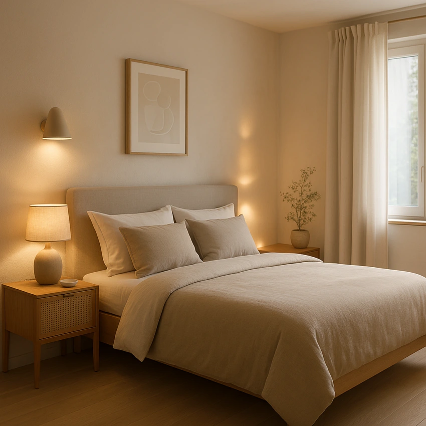 éclairer une chambre à coucher