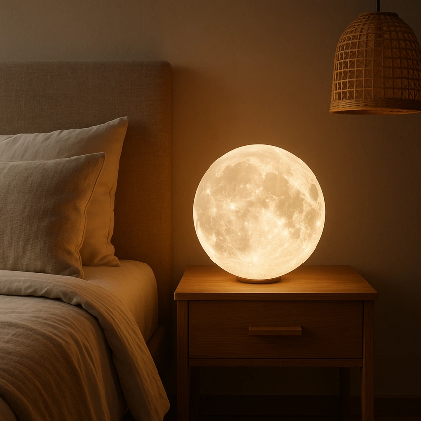 Les plus belles lampes lune pour une ambiance apaisante 1 lampes lune ambiance apaisante