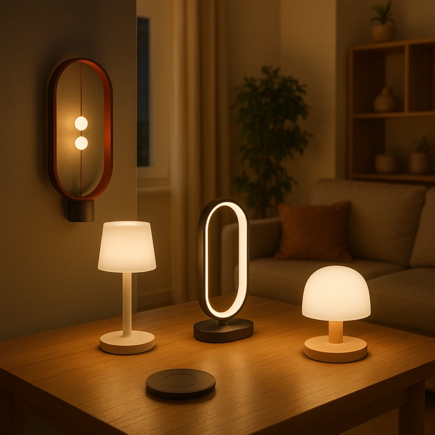 lampes rechargeables magnétiques induction