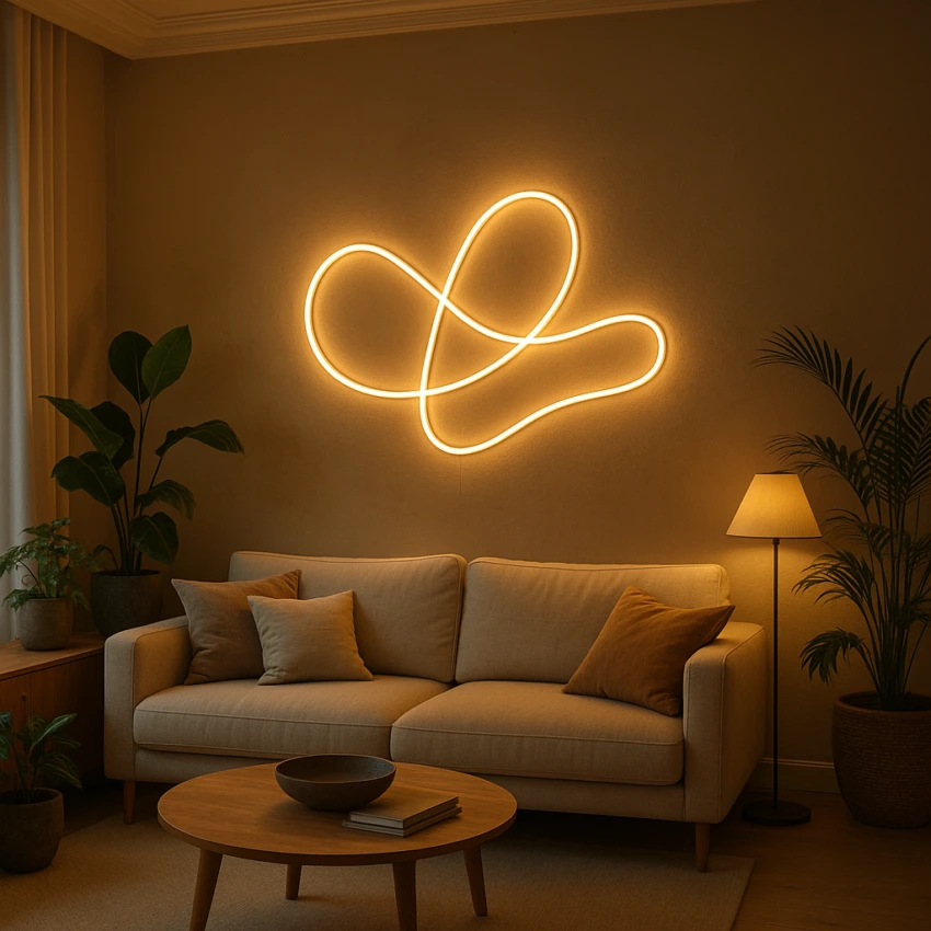 néons décoratifs intérieur tendance
