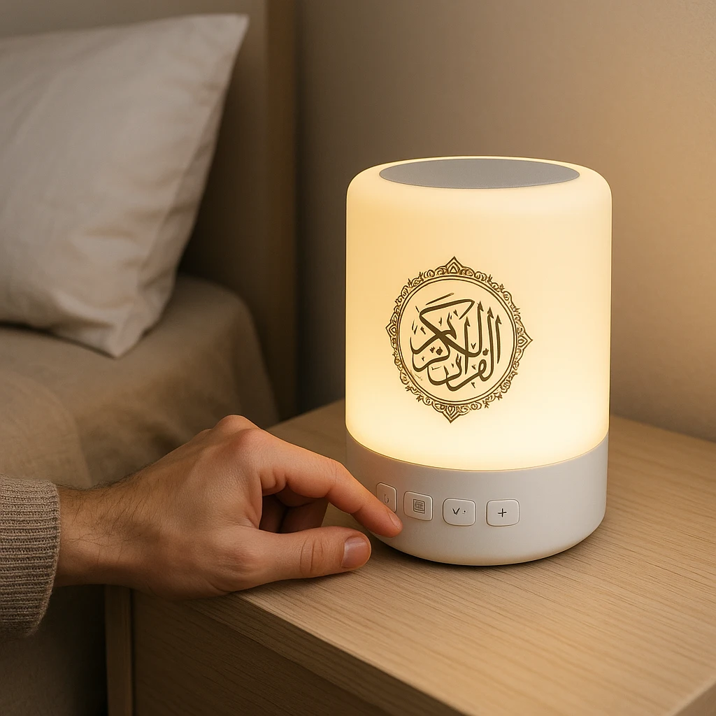 Veilleuses coraniques : fonctionnalités, avantages et conseils d’achat 3 Réglage simple du volume et des fonctions d’une veilleuse coranique